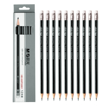 Andstal Black Body Hb Bleistift Eraser Holzstift für Schulkinder Schreiben Vorräte